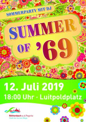 Bild zur Veranstaltung: ~ Summer of 69 ~ Sommerparty am hinteren Luitpoldplatz
