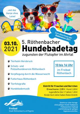 Bild zur Veranstaltung: Hundebadetag Röthenbach